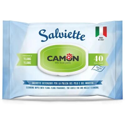Salviette per Animali Camon - Ylang-Ylang - Adatte per Cani e Gatti Salviette per Animali Camon - Ylang-Ylang - Adatte per Cani e Gatti
