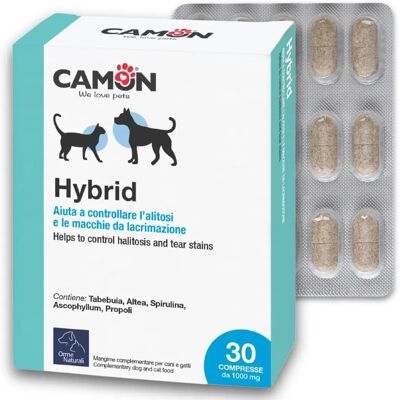 Camon Hybrid Supplément pour Chiens et Chats - 30 Comprimés Camon Hybrid Supplément pour Chiens et Chats - 30 Comprimés