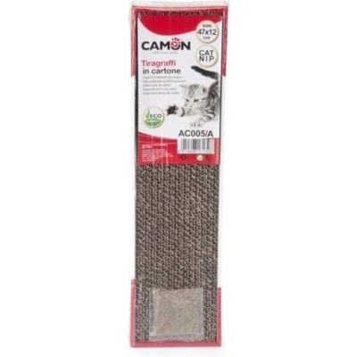 Camon Tiragraffi per Gatti - 47x12 cm Cartone Riciclabile Camon Tiragraffi per Gatti - 47x12 cm Cartone Riciclabile