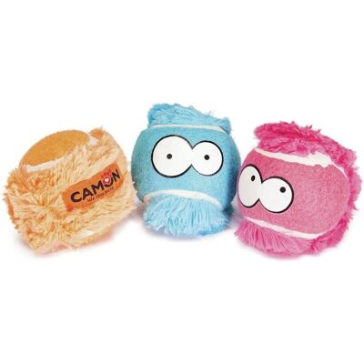 Set di Palline da Tennis per Cani Camon - 3 Pezzi, 7 cm Set di Palline da Tennis per Cani Camon - 3 Pezzi, 7 cm