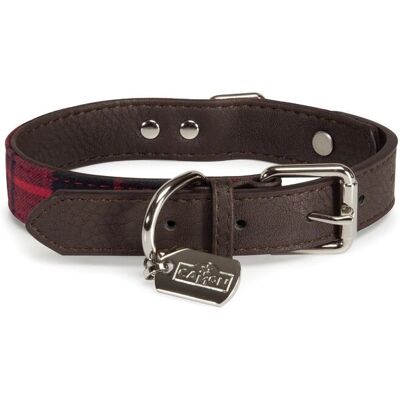 Collare Tartan Rosso Camon - Collari Collare Tartan Rosso Camon - Collari