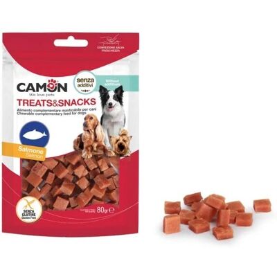 Camon Dadini Friandises au Saumon - Snacks pour chiens 80g - Publicité Camon Dadini Friandises au Saumon - Snacks pour chiens 80g - Publicité