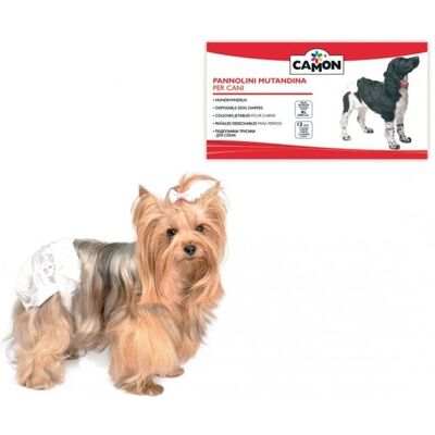 Couches pour chiens Camon XXL - Incontinence, Chaleur, Réglable Couches pour chiens Camon XXL - Incontinence, Chaleur, Réglable