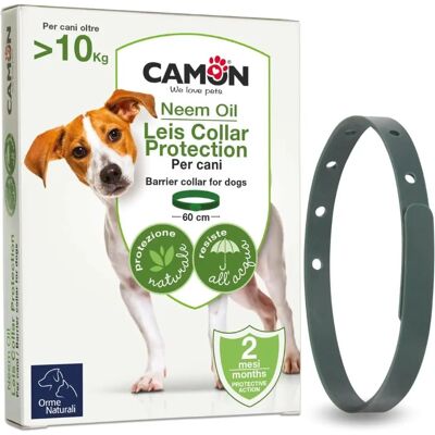 Collare Cane Camon con Olio di Neem - Barriera - 60cm L Collare Cane Camon con Olio di Neem - Barriera - 60cm L