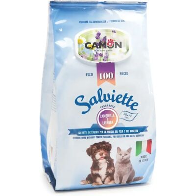 Salviettine umidificate Camon Lavanda Camomilla - 8 Confezioni - Per Pelli Sensibili Salviettine umidificate Camon Lavanda Camomilla - 8 Confezioni - Per Pelli Sensibili