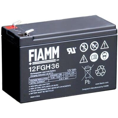 Batterie Fiamm 12FGH36 - 12V 9000mAh Pb Étanche - Publicité Batterie Fiamm 12FGH36 - 12V 9000mAh Pb Étanche - Publicité