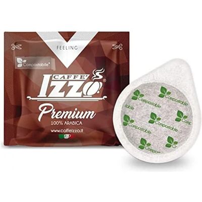 Izzo Premium Arabica 150 E.S.E. Pads - Koffiepads Izzo Premium Arabica 150 E.S.E. Pads - Koffiepads