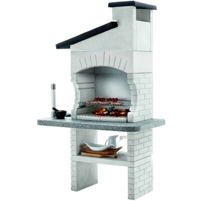 Palazzetti Guanaco 2 - Barbecue en maçonnerie - Convient pour bois et charbon - Publicité Palazzetti Guanaco 2 - Barbecue en maçonnerie - Convient pour bois et charbon - Publicité