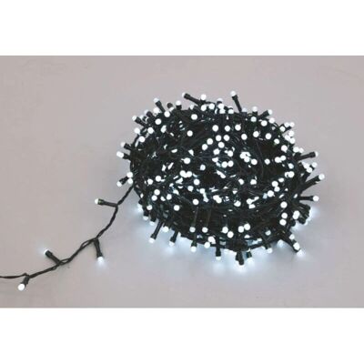 IPERBRIKO - Cadena luminosa 500 LED - 25 m - Blanco frío - String light chain IPERBRIKO - Cadena luminosa 500 LED - 25 m - Blanco frío - String light chain
