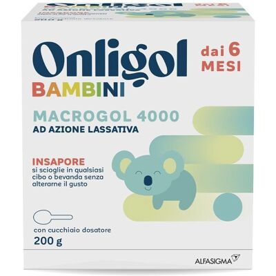 Alfasigma Spa Onligol Bambini 200g - Laxativo in Polvere Alfasigma Spa Onligol Bambini 200g - Laxativo in Polvere