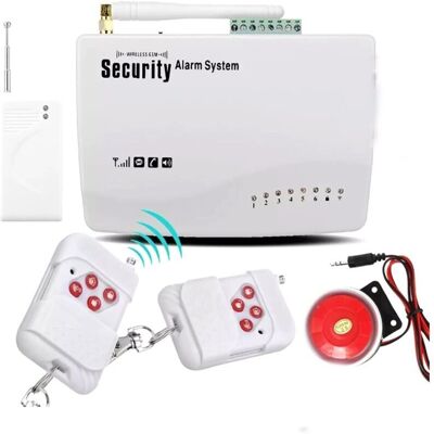 Kit allarme wireless Robertagor - Sensori di movimento e porte - GSM Kit allarme wireless Robertagor - Sensori di movimento e porte - GSM