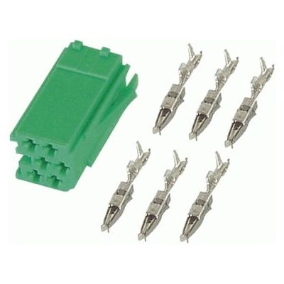 Phonocar - 043322 - Grün - 6-pin - Mini-ISO-Stecker Phonocar - 043322 - Grün - 6-pin - Mini-ISO-Stecker