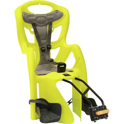 Mandelli Neon Gelber Kindersitz - Fahrrad Kindersitz Mandelli Neon Gelber Kindersitz - Fahrrad Kindersitz