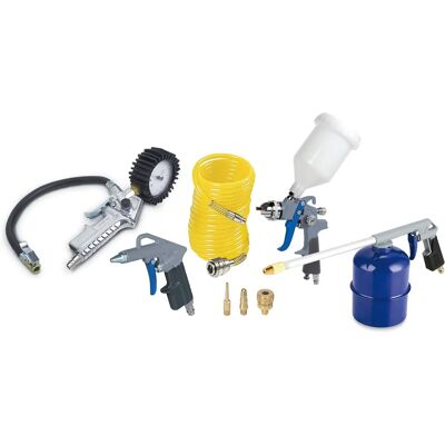 Kit de accesorios para compresor de aire Michelin - 8 piezas Kit de accesorios para compresor de aire Michelin - 8 piezas