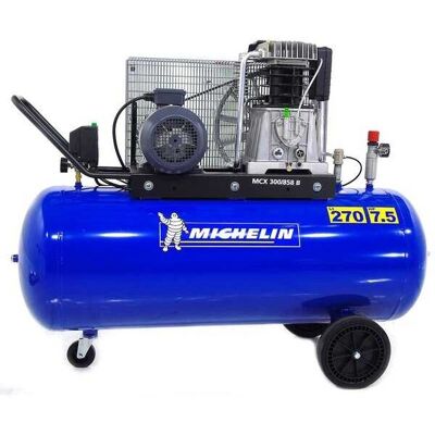 Michelin MCX 300 858 - Compresseur d'air - 270L - 7.5HP - Horizontal - Publicité Michelin MCX 300 858 - Compresseur d'air - 270L - 7.5HP - Horizontal - Publicité