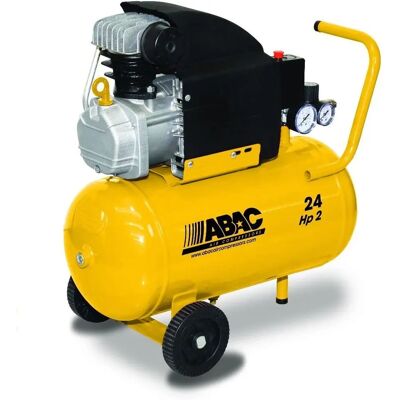 Compresseur d'air Abac B20 24L 2HP - Portable & Efficace - Publicité Compresseur d'air Abac B20 24L 2HP - Portable & Efficace - Publicité