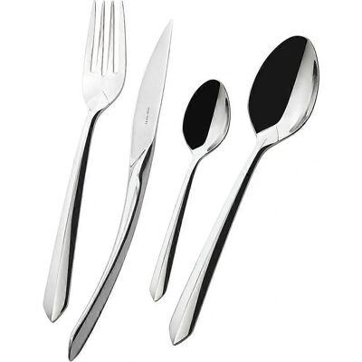 Ensemble de cuisine en acier inoxydable de 24 pièces Aphrodite Bugatti - Publicité Ensemble de cuisine en acier inoxydable de 24 pièces Aphrodite Bugatti - Publicité