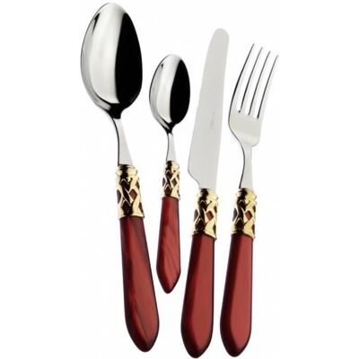 Set de Couverts Bugatti Aladdin 24 Pièces - Acier Inoxydable - Publicité Set de Couverts Bugatti Aladdin 24 Pièces - Acier Inoxydable - Publicité