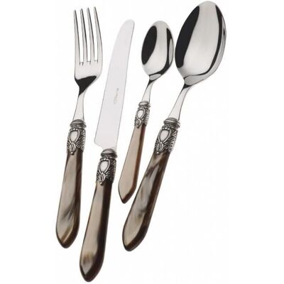 Ensemble de Couverts Bugatti Oxford - Anneau en Argent Antique - Publicité Ensemble de Couverts Bugatti Oxford - Anneau en Argent Antique - Publicité