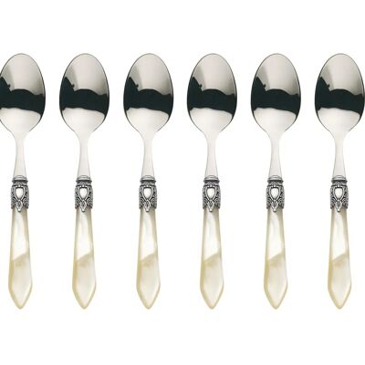Set de Cuillères à Café Bugatti Oxford - Acier Inoxydable Ivoire 6 pcs Set de Cuillères à Café Bugatti Oxford - Acier Inoxydable Ivoire 6 pcs