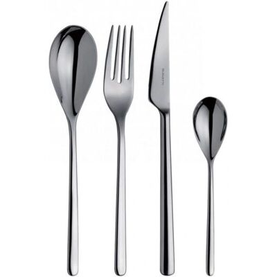 Set de Couverts Sintesi 24 pièces - Acier Inoxydable Moderne - Publicité Set de Couverts Sintesi 24 pièces - Acier Inoxydable Moderne - Publicité