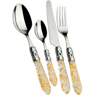 Bugatti Aladdin Set de Couverts 24 Pièces - Haute Qualité, Multicolores - Publicité Bugatti Aladdin Set de Couverts 24 Pièces - Haute Qualité, Multicolores - Publicité