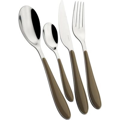 Set Posate Bugatti Gioia Tabacco 24 Pezzi Set Posate Bugatti Gioia Tabacco 24 Pezzi