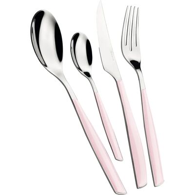 Set de Couverts Glamour Rose Lotus 24 Pièces - Set de Couverts - Publicité Set de Couverts Glamour Rose Lotus 24 Pièces - Set de Couverts - Publicité