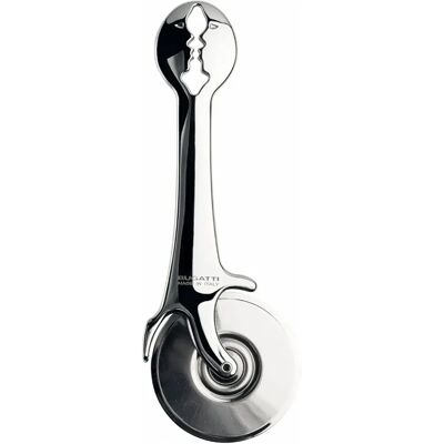 Bugatti Kiss Pizza Cutter - Chrome - Pizza Cutter - Elegant Kitchen Tool Bugatti Kiss Pizza Cutter - Chrome - Pizza Cutter - Elegant Kitchen Tool