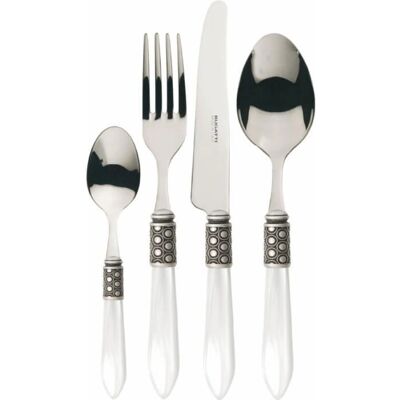Ensemble de Couverts Optical Casa Bugatti 49 Pièces Wenge Blanc Argent - Publicité Ensemble de Couverts Optical Casa Bugatti 49 Pièces Wenge Blanc Argent - Publicité