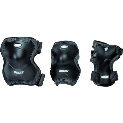 Set de protección unisex Roces - Modelo 301275 - Rodilleras, coderas, muñequeras Set de protección unisex Roces - Modelo 301275 - Rodilleras, coderas, muñequeras