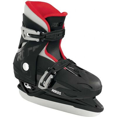 Roces MCK II H Patines de hielo ajustables para niños - Negro Rojo Roces MCK II H Patines de hielo ajustables para niños - Negro Rojo