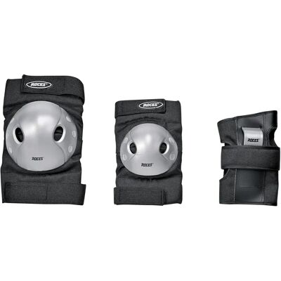 Conjunto de protección Roces - Junior 3 Pack, Negro, S Conjunto de protección Roces - Junior 3 Pack, Negro, S