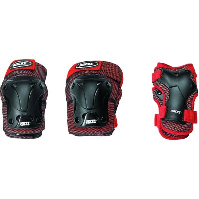 Roces Modèle 301352 02 Ensemble de Protection - Équipement de Patinage Junior - Publicité Roces Modèle 301352 02 Ensemble de Protection - Équipement de Patinage Junior - Publicité
