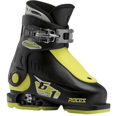 Roces Barnejusterbare Skisko - Svart-Lime - Barne Skivirkemidler Roces Barnejusterbare Skisko - Svart-Lime - Barne Skivirkemidler