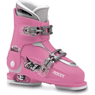 Roces Idea Up Kinderschischuhe - Verstellbar, Pink-Weiß - Skischuhe Roces Idea Up Kinderschischuhe - Verstellbar, Pink-Weiß - Skischuhe