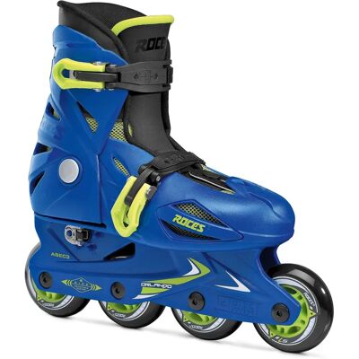 Patines en Línea Ajustables para Niños Roces - Azul/Lima Patines en Línea Ajustables para Niños Roces - Azul/Lima