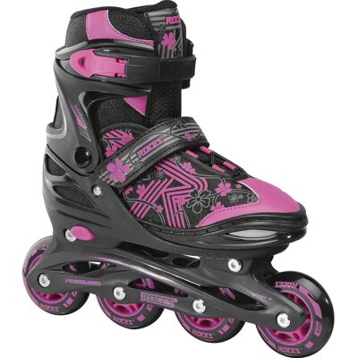 Roces Jokey 3.0 Girl Black-Pink Inline Skates - Softboot, Adjustable 30-33 Roces Jokey 3.0 Girl Black-Pink Inline Skates - Softboot, Adjustable 30-33