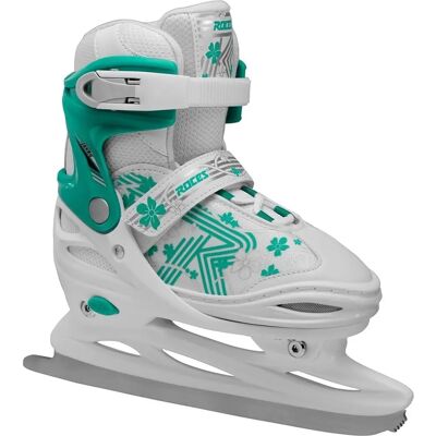 No Name Roces Jokey Ice 3.0 Weiß-Türkis Eisklatschen - Eiskates No Name Roces Jokey Ice 3.0 Weiß-Türkis Eisklatschen - Eiskates