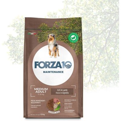 FORZA10 Cibo secco per cani adulti di taglia media, agnello e riso FORZA10 Cibo secco per cani adulti di taglia media, agnello e riso
