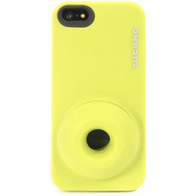 Capa Tucano Oblò para iPhone - Amarelo/Verde Capa Tucano Oblò para iPhone - Amarelo/Verde