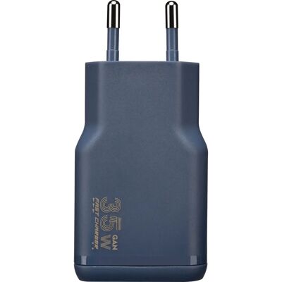 Tucano - Power Kit ONE GaN 35W - Azul - USB-C Carregador Tucano - Power Kit ONE GaN 35W - Azul - USB-C Carregador