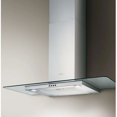 Elica Flat Glass Plus IX/A/90 - Acier inoxydable - Hotte aspirante - Publicité Elica Flat Glass Plus IX/A/90 - Acier inoxydable - Hotte aspirante - Publicité