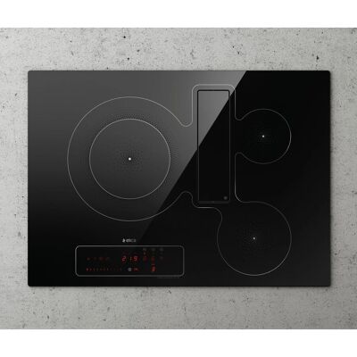 Elica Nikolatesla Fit 3Z - Schwarz - Induktionskochfeld mit integriertem Dunstabzug Elica Nikolatesla Fit 3Z - Schwarz - Induktionskochfeld mit integriertem Dunstabzug