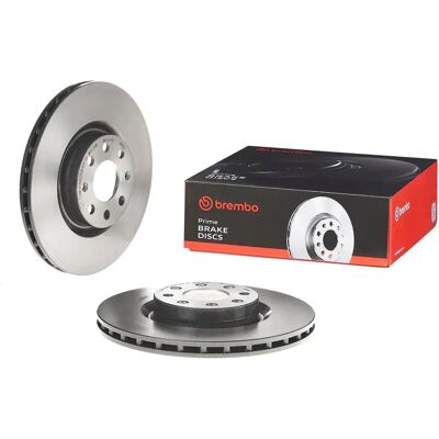 BREMBO Opel Fiat Bremse Skive - Ventilert, Behandlet, 284mm BREMBO Opel Fiat Bremse Skive - Ventilert, Behandlet, 284mm