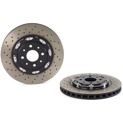 BREMBO Abarth Bremsscheibe - 09.B085.13 - Gelocht Ventiliert BREMBO Abarth Bremsscheibe - 09.B085.13 - Gelocht Ventiliert