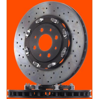 BREMBO Abarth bromsrot - 09.B085.13 - Perforerad och ventilerad BREMBO Abarth bromsrot - 09.B085.13 - Perforerad och ventilerad