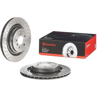 BREMBO Modell 09.A961.21 Högkullhaltig ventilerad bromsskiva BREMBO Modell 09.A961.21 Högkullhaltig ventilerad bromsskiva