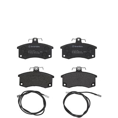 Brembo P 41 004 Bremsbeläge - Verschleißanzeige, 4 pro Achse Brembo P 41 004 Bremsbeläge - Verschleißanzeige, 4 pro Achse