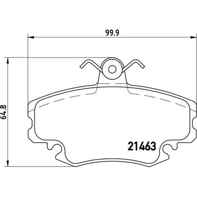 BREMBO P 68 008 - Brake Pads for Renault, Peugeot, Dacia BREMBO P 68 008 - Brake Pads for Renault, Peugeot, Dacia